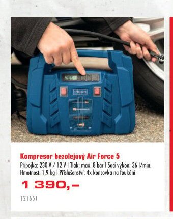 Kompresor bezolejový Air Force 5 - UNI HOBBY akcniletaky.com