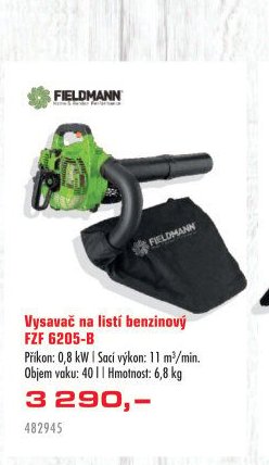 Vysavač na listí benzinový FZF 6205-B - UNI HOBBY akcniletaky.com