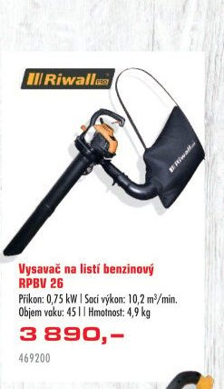 Vysavač na listí benzinový RPBV 26 - UNI HOBBY akcniletaky.com
