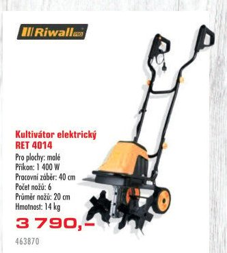 Kultivátor elektrický RET 4014 - UNI HOBBY akcniletaky.com