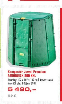 Kompostér Juwel Premium AEROQUICK 890 XXL - UNI HOBBY akcniletaky.com