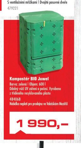 Kompostér BIO Juwel - UNI HOBBY akcniletaky.com