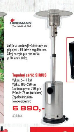 Tepelný zářič SIRIUS - UNI HOBBY akcniletaky.com