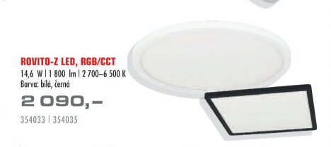 ROVITO-Z LED, RGB/CCT - UNI HOBBY akcniletaky.com