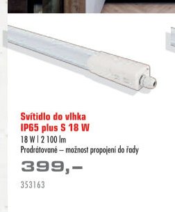 Svítidlo do vlhka IP65 plus S 18 W - UNI HOBBY akcniletaky.com
