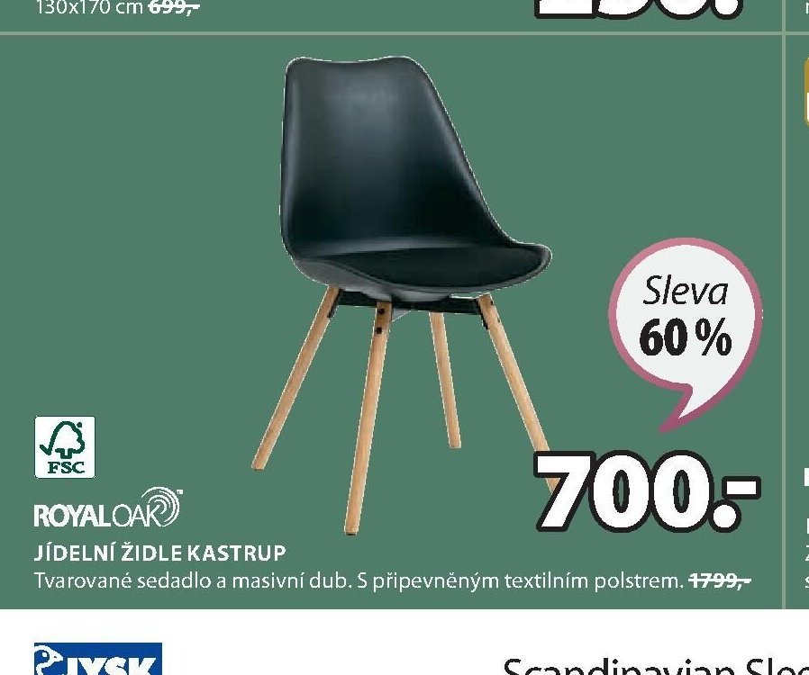 Jídelní židle KASTRUP - Jysk akcniletaky.com