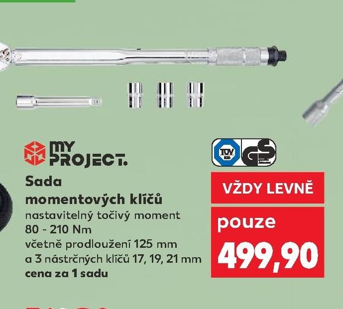 Sada momentových klíčů