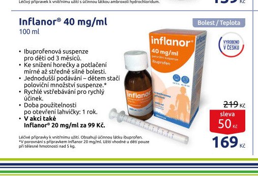 Inflanor 40 mg/ml 100 ml