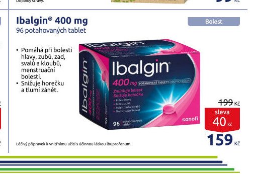 Ibalgin 400 mg 96 potahovaných tablet