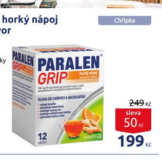 PARALEN GRIP horký nápoj pomeranč a zázvor