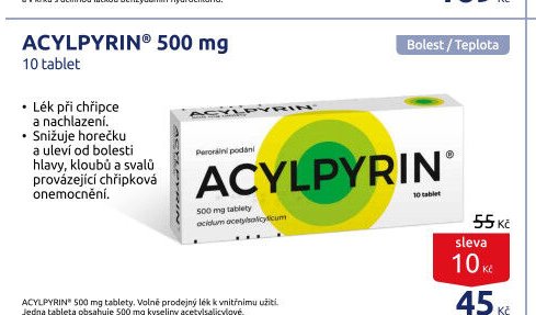 ACYLPYRIN 500 mg