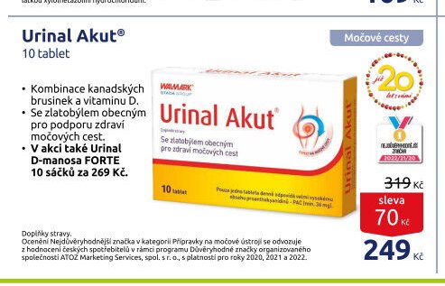 Urinal Akut 10 tablet