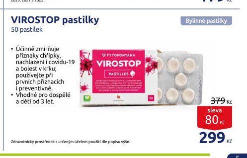VIROSTOP pastilky 50 pastilek
