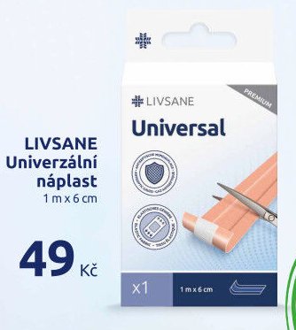 LIVSANE Univerzální náplast 1 m x 6 cm