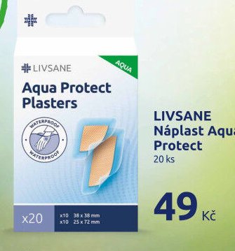 LIVSANE Náplast Aqua Protect 20 ks
