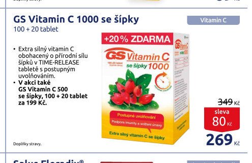 GS Vitamin C 1000 se šípky