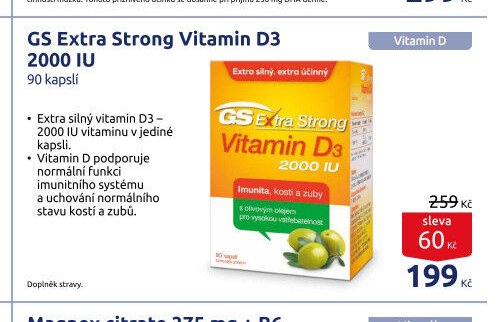 GS Extra Strong Vitamin D3 2000 IU