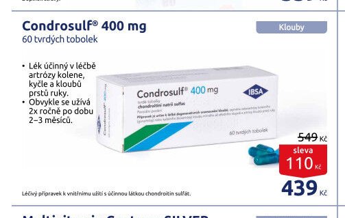 Condrosulf 400 mg 60 tvrdých tobolek
