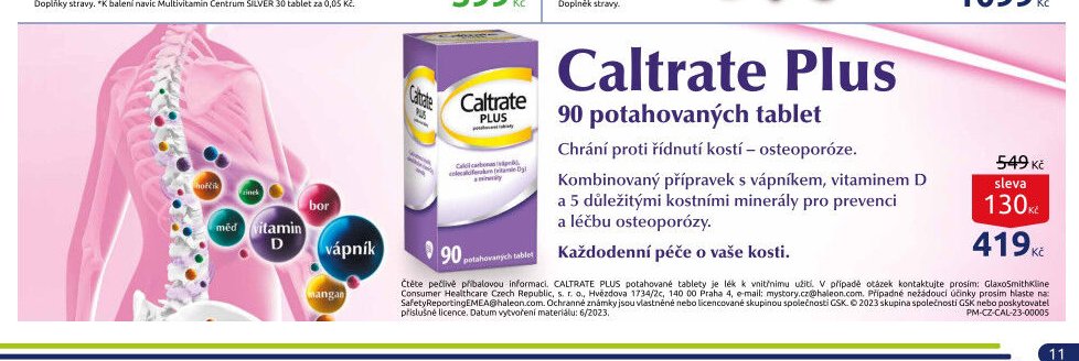 Caltrate Plus 90 potahovaných tablet