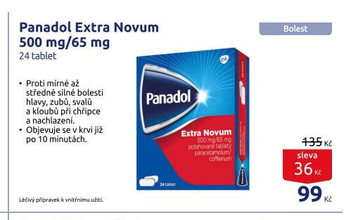 Panadol Extra Novum 500 mg/65 mg