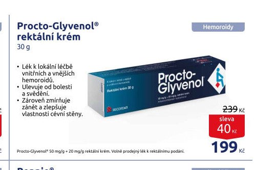 Procto-Glyvenol rektální krém 30 g