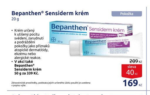 Bepanthen Sensiderm krém