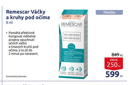 Remescar Váčky a kruhy pod očima