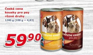 Konzerva pro psy Česká cena