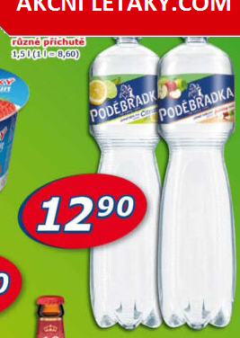 Ochucená voda Poděbradka