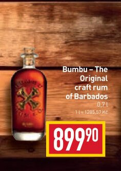 Bumbu - The Original craft rum of Barbados