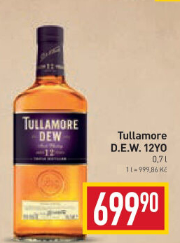 Whisky irská 12 YO Tullamore Dew