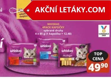 Whiskas 4pack kapsičky