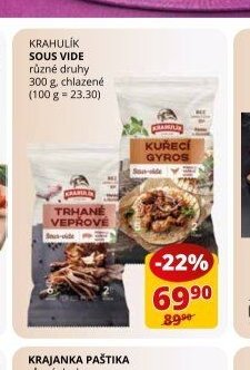 Krahulík Sous Vide