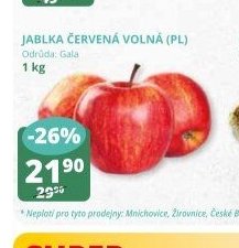 Jablka červená volná
