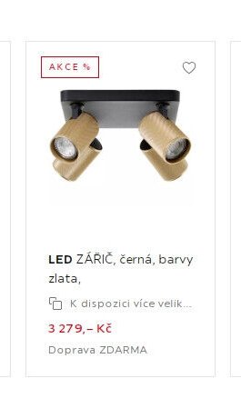 LED ZÁŘIČ, černá, barvy zlata - XXXLutz akcniletaky.com