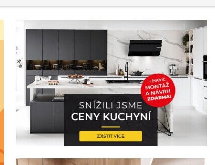 Kuchyňská linka a interiér