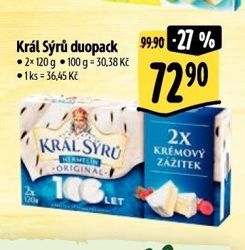 Král Sýrů duopack