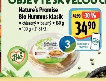 Nature's Promise Bio Hummus klasik