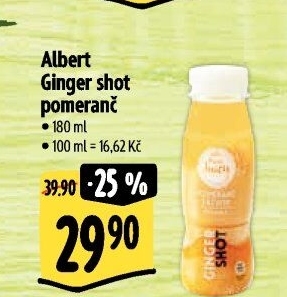 Džus Pure Ginger shot Albert