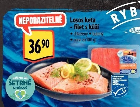 Losos divoký Keta filety Albert