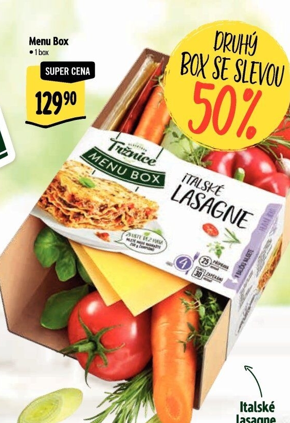 Menu box Italské lasagne Albert