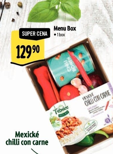 Menu box Mexické chilli con carne Albert