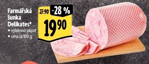Šunka farmářská delikates výběrová