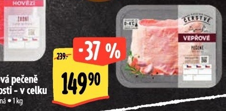 Vepřová pečeně bez kosti Albert