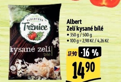 Zelí bílé kysanéAlbert