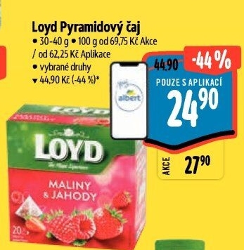 Čaj Loyd - pyramidový