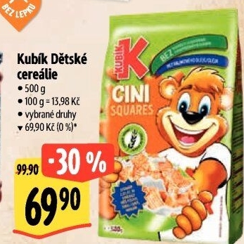 Cereálie Kubík