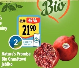 Granátové jablko bio Nature'