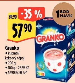 Instantní kakao Granko
