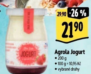 Jogurt ochucený jihočeský Agro-La